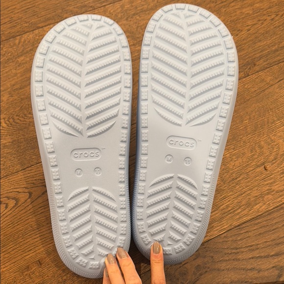 Crocs Light Blue Slides - Picture 3 of 3